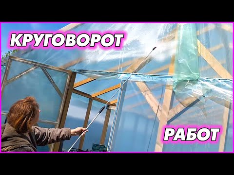 видео: Теплица моей мечты заселяется красотой. Теперь места хватит всем