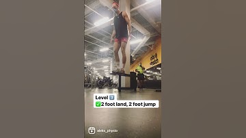 Plyometrics 101: Drop Jumps | Aleks Physio | #shorts