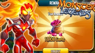 BEST WAY TO EARN GEMS IN MONSTER LEGENDS 2024  DO IT BEFORE IT'S REMOVED! | MONSTER LEGENDS