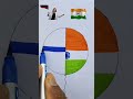 Indian 🇮🇳 Russian 🇷🇺 Flag Independence Day Republic Day #shorts #art #youtubeshorts #trending