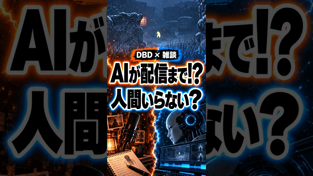 AIが配信まで!? 人間いらないじゃん!【#DBD × #雑談】#Shorts