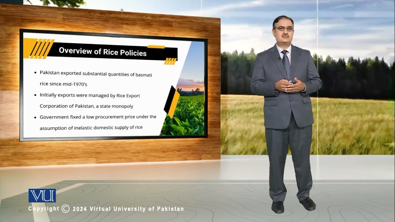 Overview of Rice Policies | Agriculture Economics | ECO608_Topic202