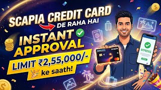 Federal Bank Scapia Credit Card Instant Approved With 250000/- Limit 🎉 | Scapia Credit Card