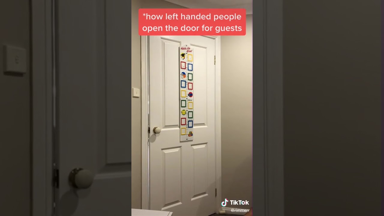 How left handed people open doors - YouTube