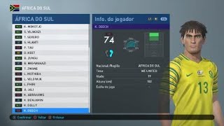 África Do Sul Caf 2019 - Pes 2019