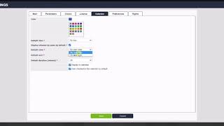Set calendar's users preferences (Vetup Software) screenshot 5