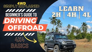 How to Drive 4x4|4WD Simply Explained| Force Gurkha