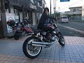 キック一発　美人ライダー　2008 YAMAHA SR400　2008 ヤマハ SR400　RH03J　Café Racer　カフェレーサー　和歌山県　ニュークラッシック