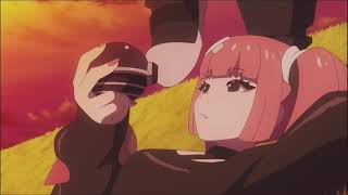 Sango and Onyx eat sandwich and onigirl