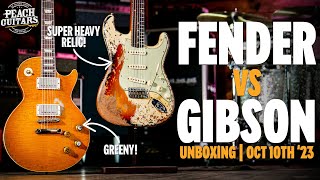 Fender vs Gibson : The BEST Unboxing Ever! | October 10th 2023!