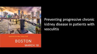Preventing progressive chronic kidney disease in vasculitis