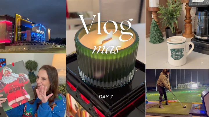 Vlogmas Day 7 🎄 Christmas Presents Haul, Family Night at Topgolf & Cozy HomeGoods Finds