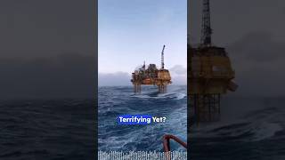 Life at the Offshore Oil Rig. 😳 Are you up for it?! 🤪🔥🤘🏻#offshorerig #pipeline #refinery