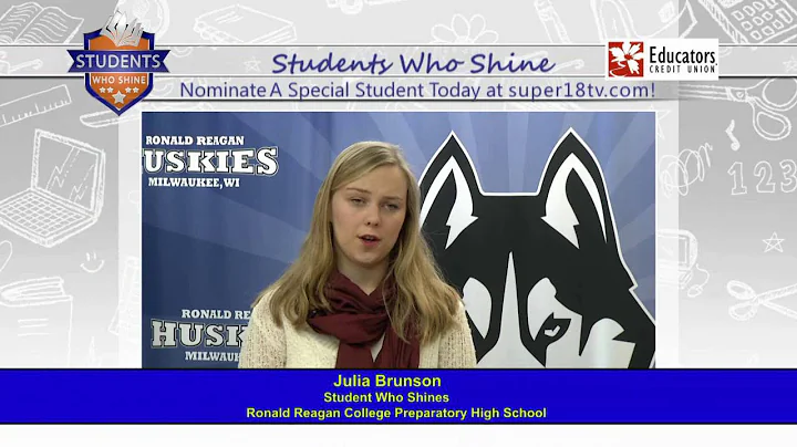 Students Who Shine   Julia Brunson