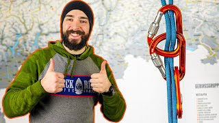 Emergency rappelling with and without carabiner!