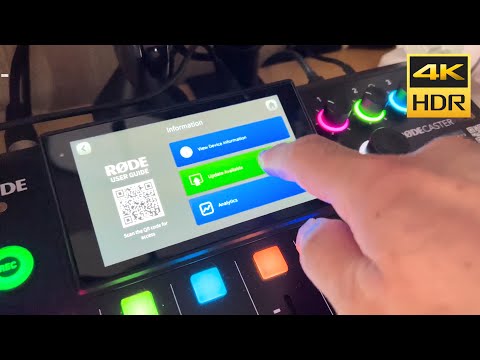 RØDECaster Pro II Firmware Update directly on the unit's Wi-Fi/Ethernet (Raw Video, Actual Duration)