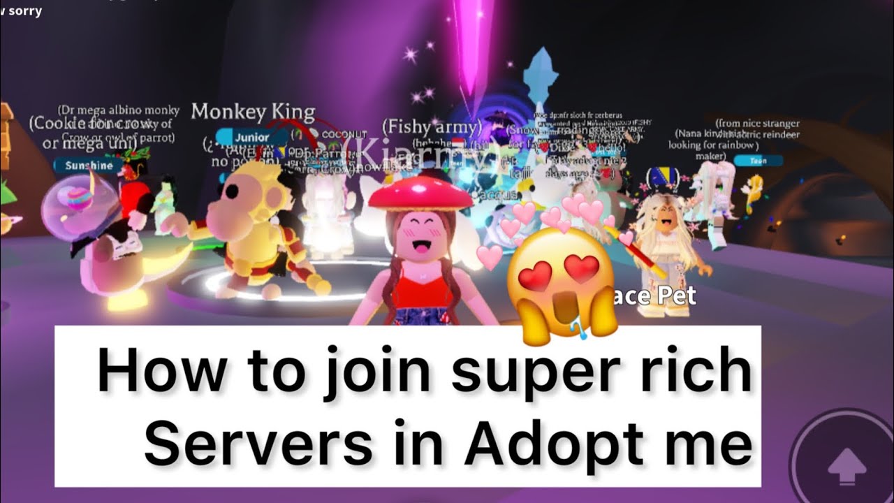 TRADING IN RICH SERVER (ADOPT ME ROBLOX) 