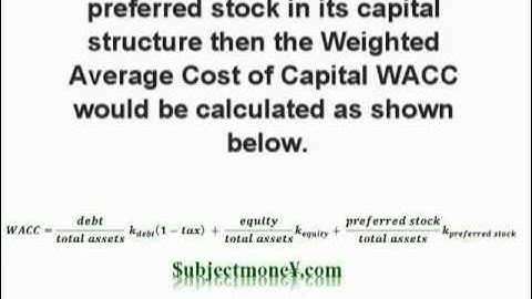 Weighted Average Cost of Capital WACC - What is the definition and formula - How to calculate
