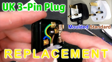 How To change A UK 3-Pin Plug Standard Or Moulded