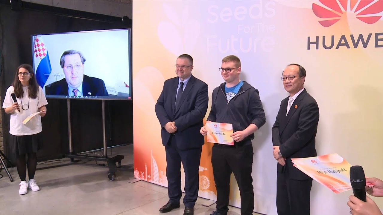GLOBALink | Huawei "Seeds for the Future" program holds closing ceremony in Zagreb