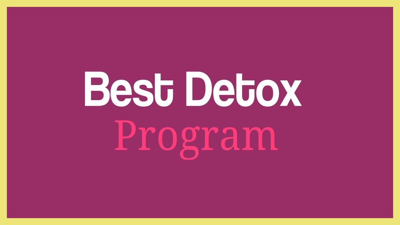 Drug Detox Centers Near Me YouTube