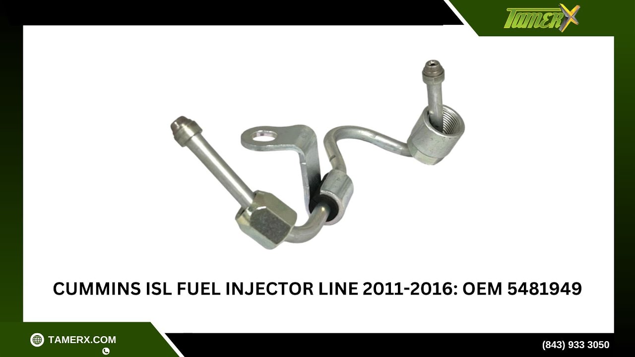 Cummins ISL Fuel Injector Line 2011-2016: OEM 5481949 - YouTube