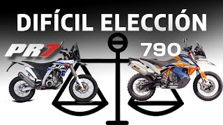 AJP PR7 vs KTM 790 Rally. Difícil elección.