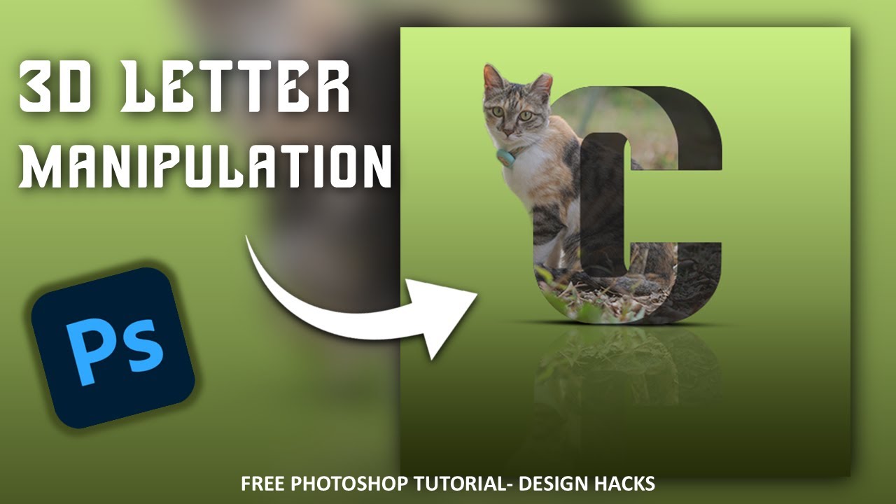 Photoshop 3D Text Effect Tutorial | Best Photoshop Tutorial for ...