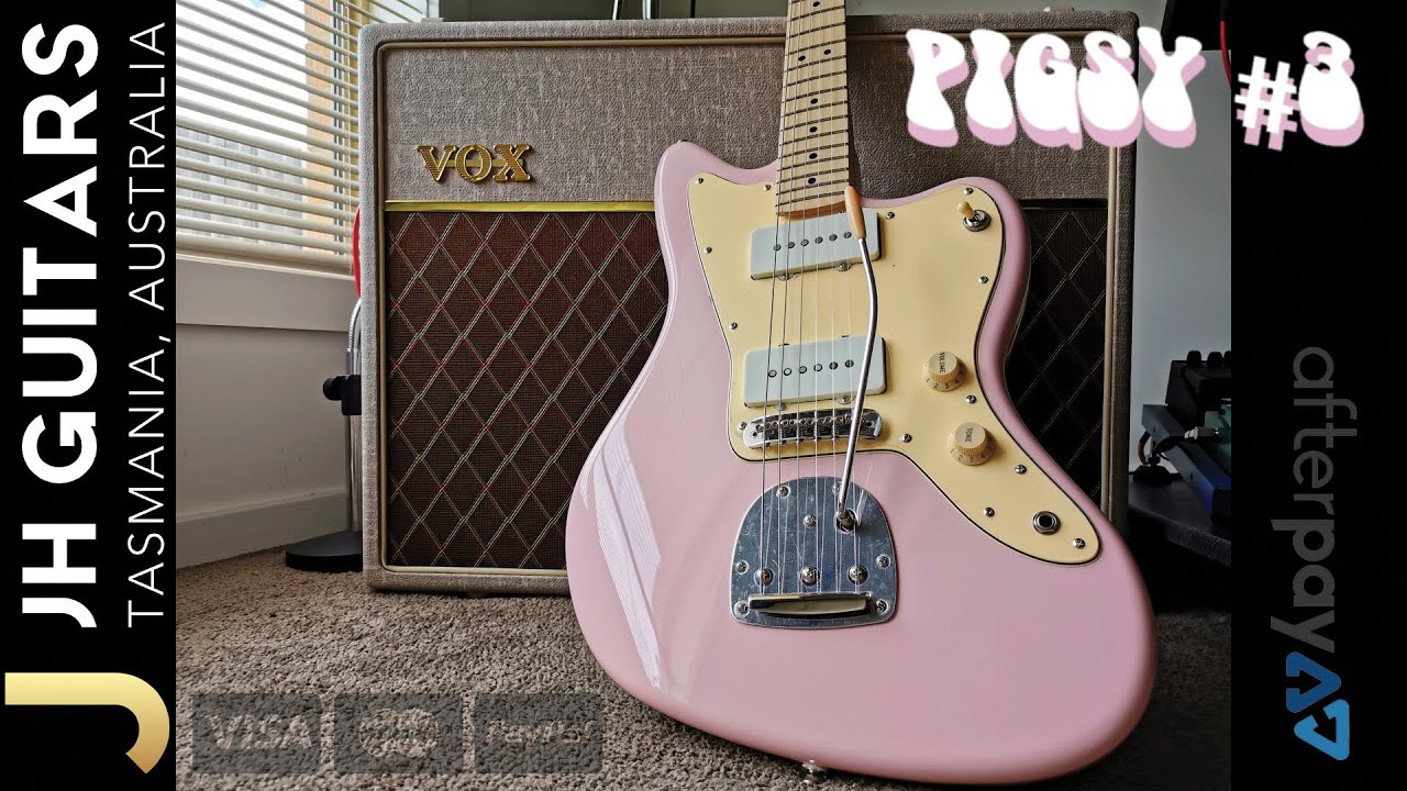 Pigsy #3 - JH Guitars (Australia) Shell Pink / Vintage Cream Jazzmaster