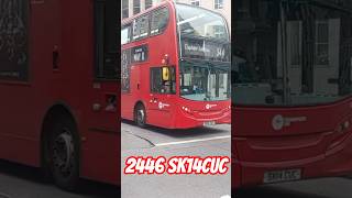 2446 SK14CUC TUK Enviro 400H Euro 6 route 344 #shorts #tfl #buses
