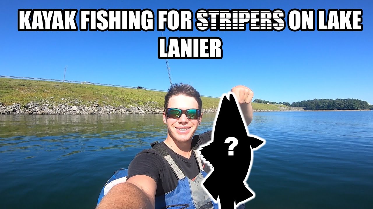 Kayak Fishing For Stripers On LAKE LANIER!!! pt.1 YouTube