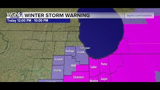 WATCH LIVE | Friday's storm in Chicago - temps are dropping, rain may turn to snow soon