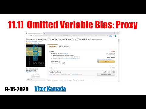 11.1) Omitted Variable Bias: Proxy Solution