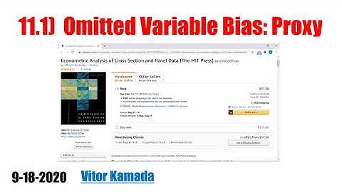 11.1) Omitted Variable Bias: Proxy Solution
