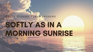 PDF Sample Softly as in a Morning Sunrise - BGVL Preview guitar tab & chords by Barry Greene.