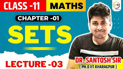 Rec Lec-3 Class XI Math: Free NCERT  Batch | Chapter-1 : Set | Mathstats @8810409392
