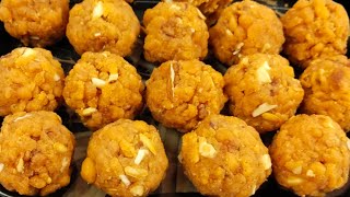 1कप बेसन में 1 किलो dry बूंदी के लड्डू  | बिना झारा, बिना सोडा | dry Boondi laddu Recipe