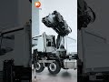 4151AK metal military RC crane truck with stable hydraulic action. Impressive mechanical feel. #rc