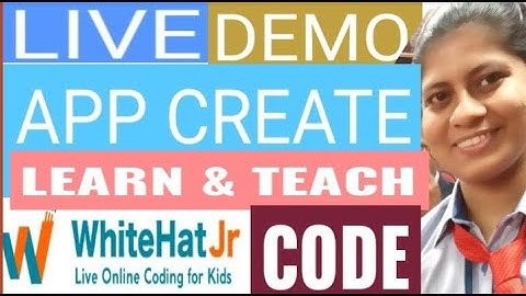 LIVE DEMO 👉 #WhiteHatJr CREATE APP 👩🏻‍💻JAVASCRIPT LEARN & TEACH 👩‍🏫 CODE ONLINE #lovelyspeaks #html