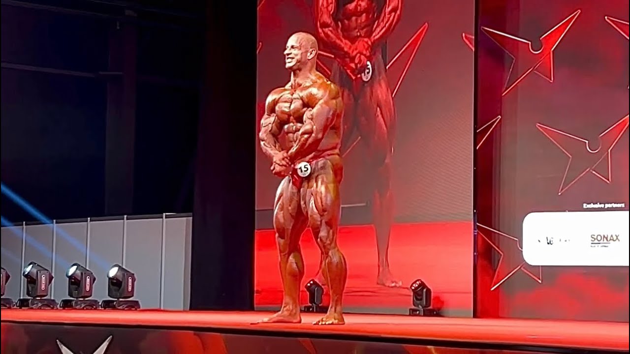 Michal Krizo Full Posing at EVLS Prague Pro 2025 Prejudging 