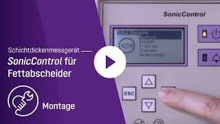 Montagevideo Kessel Soniccontrol Für Fettabscheider