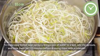 How To Cook Bean Sprouts
