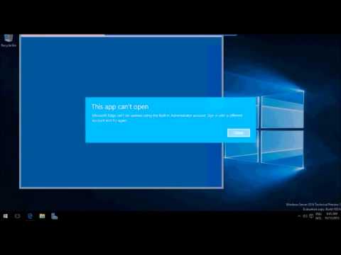 Windows Server 2016 - How to enable the Local Admin Internet Access