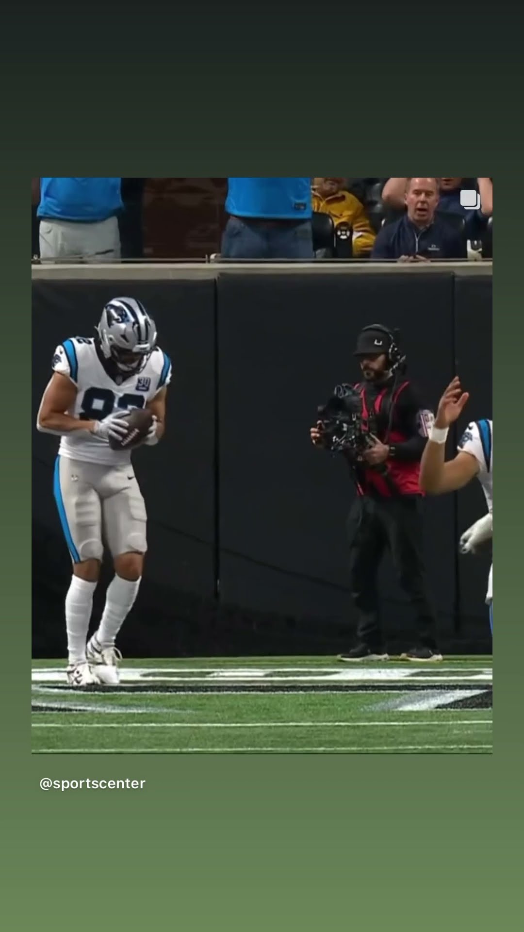 He is the future #hoodnews #bryceyoung #tommytremble #NFL #football #td #catch #omg #how #wow #us