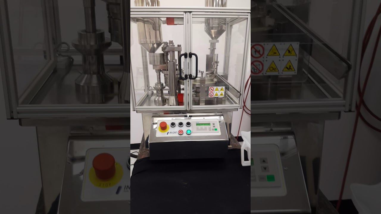 Rebuilt Dott Bonapace IN-CAP Bench-Top Capsule Filler Operational Video