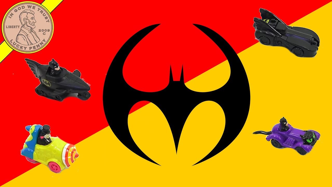 Batman McDonald's 1991 Happy Meal Toy Set - YouTube