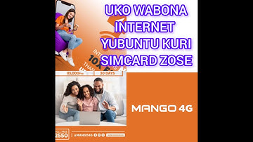 UKO WAKORESHA INTERNET YUBUNTU KURI SIM CARD ZA AIRTEL NA MANGO4G KD ZIRIHUTA IREBERE
