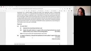 ACCA - AAA Revision in 10 hours - Lecture 5 by CA Mayurika Dassani