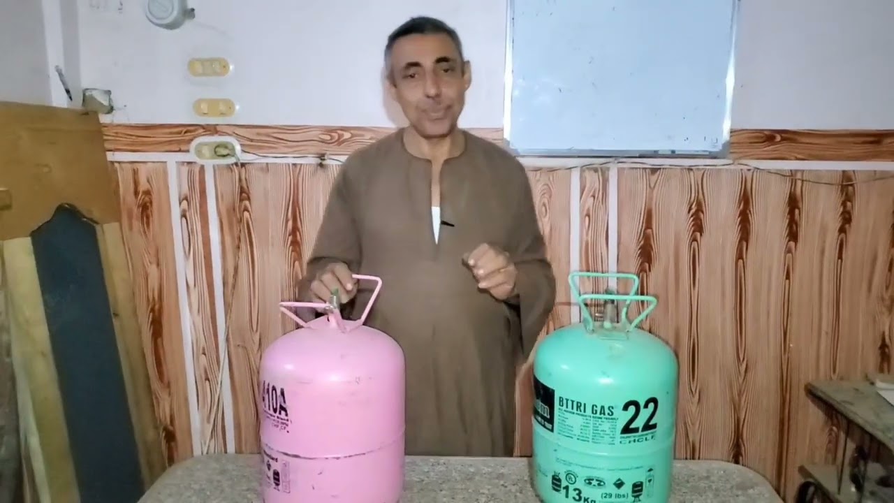 هل يمكن شحن غاز R22 بديل عن غاز R410