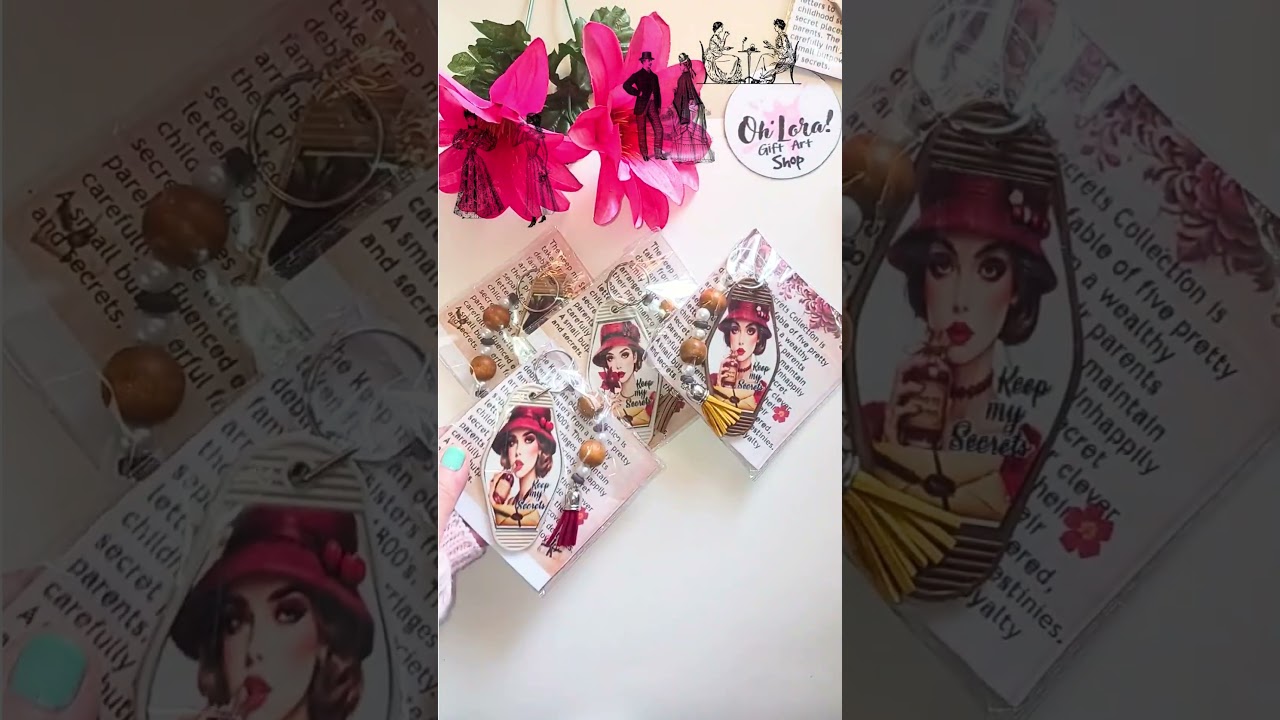 "Keep my Secrets" Keychains 